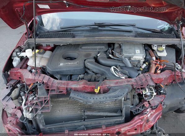 1FADP5CU6GL114480 2016 FORD C-MAX ENERGI Red Հետևի տեսք
