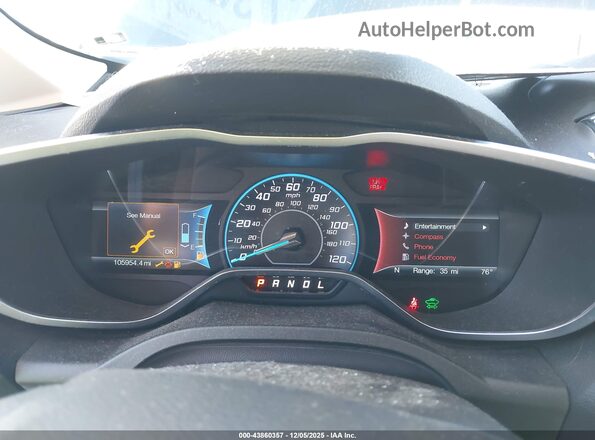 1FADP5CU8GL100208 2016 FORD C-MAX ENERGI Gray Rear seats view