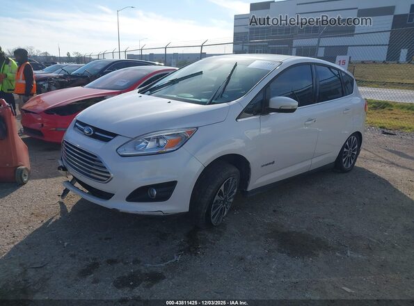 1FADP5DU5JL103511 2018 FORD C-MAX HYBRID White წინა მარცხენა ხედი სამი მეოთხედიდან