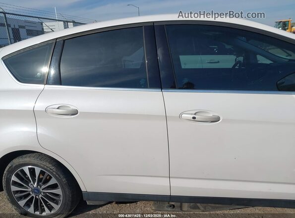 1FADP5DU5JL103511 2018 FORD C-MAX HYBRID White უკანა სალონის ხედი