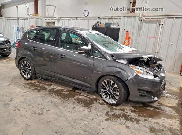 1FADP5DU6JL103548 2018 FORD C-MAX Gray Առջևի աջ
