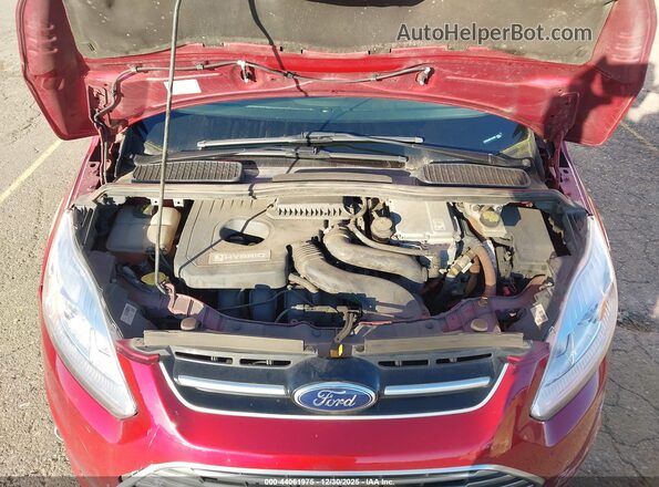 1FADP5DU8HL101066 2017 FORD C-MAX HYBRID Red Widok z tyłu