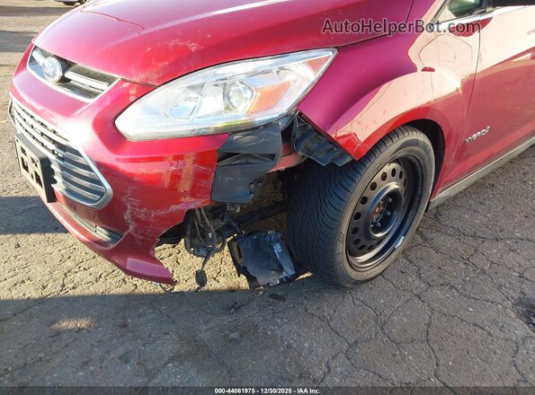1FADP5DU8HL101066 2017 FORD C-MAX HYBRID Red Widok z przodu