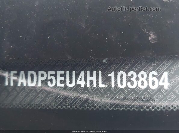 1FADP5EU4HL103864 2017 FORD C-MAX ENERGI Silver 