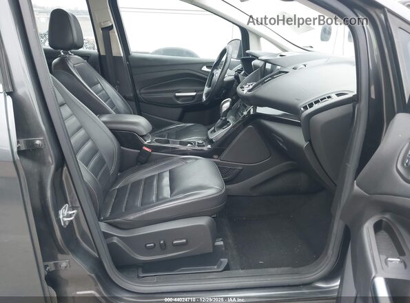 1FADP5FU2HL102601 2017 FORD C-MAX ENERGI Gray Front interior view