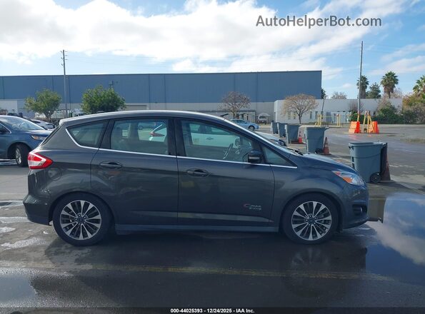 1FADP5FU7HL112640 2017 FORD C-MAX ENERGI Gray 360 interior view
