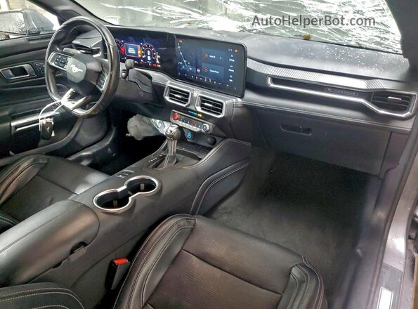 1FAGP8UH5R5132864 2024 FORD MUSTANG Gray Dashboard view
