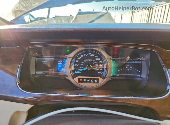 1FAHP2F85GG110976 2016 FORD TAURUS Burgundy Вид щитка приладів
