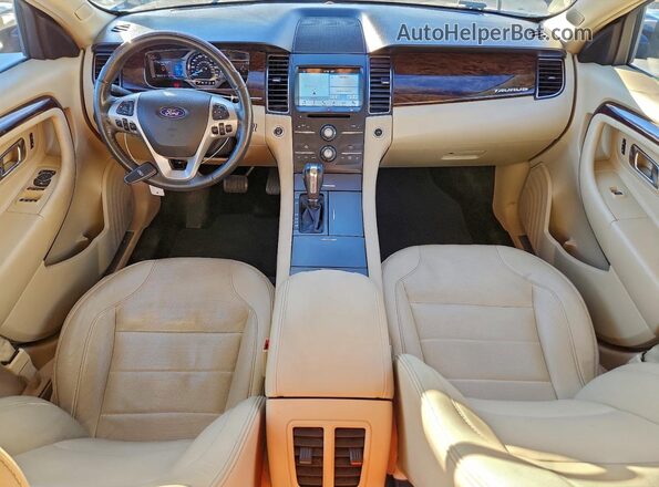 1FAHP2F85GG110976 2016 FORD TAURUS Burgundy Вид панелі приладів