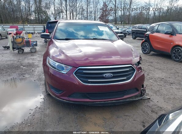 1FAHP2L93HG109999 2017 FORD POLICE INTERCEPTOR Maroon Widok zestawu wskaźników