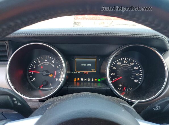 1FATP8UH2N5115528 2022 FORD MUSTANG Blue Widok zestawu wskaźników