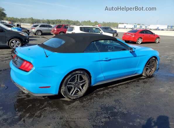 1FATP8UH2N5115528 2022 FORD MUSTANG Blue Tył prawy