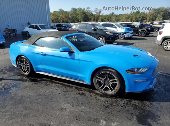 1FATP8UH2N5115528 2022 FORD MUSTANG Blue Przód prawy