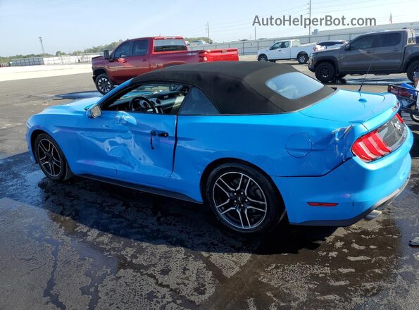 1FATP8UH2N5115528 2022 FORD MUSTANG Blue Tył lewy