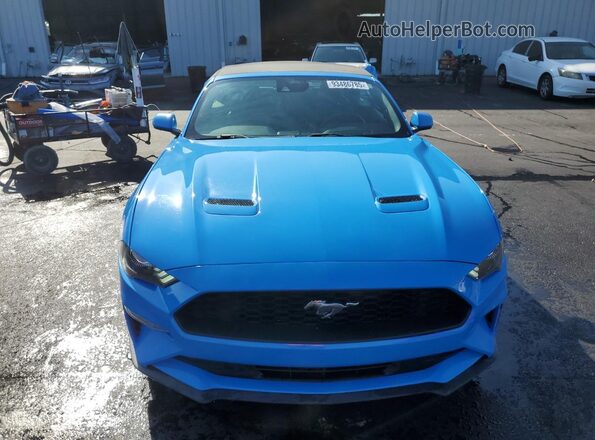 1FATP8UH2N5115528 2022 FORD MUSTANG Blue Widok z przodu