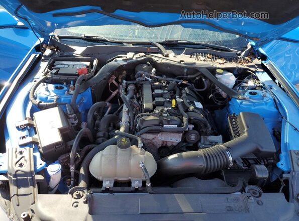 1FATP8UH2N5115528 2022 FORD MUSTANG Blue Widok wnętrza z tyłu