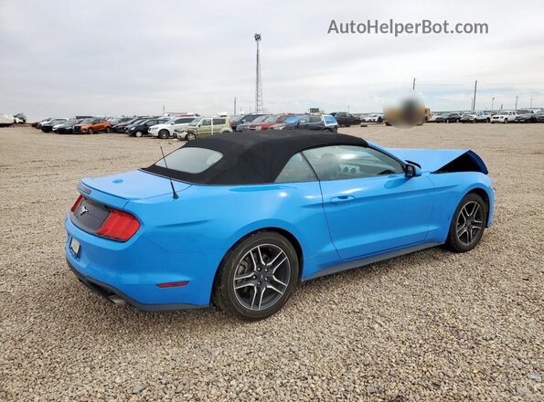 1FATP8UH3P5100457 2023 FORD MUSTANG Blue Trasero derecho