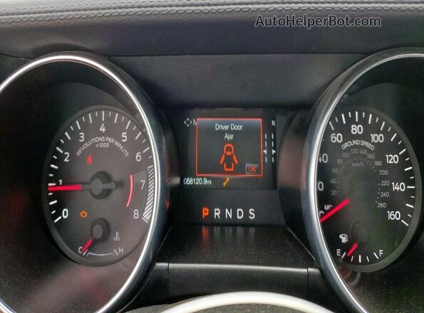 1FATP8UH3P5100457 2023 FORD MUSTANG Blue Vista del cuadro de instrumentos