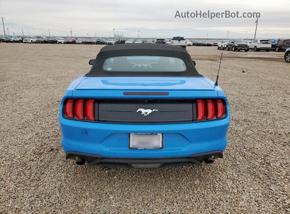 1FATP8UH3P5100457 2023 FORD MUSTANG Blue Vista trasera
