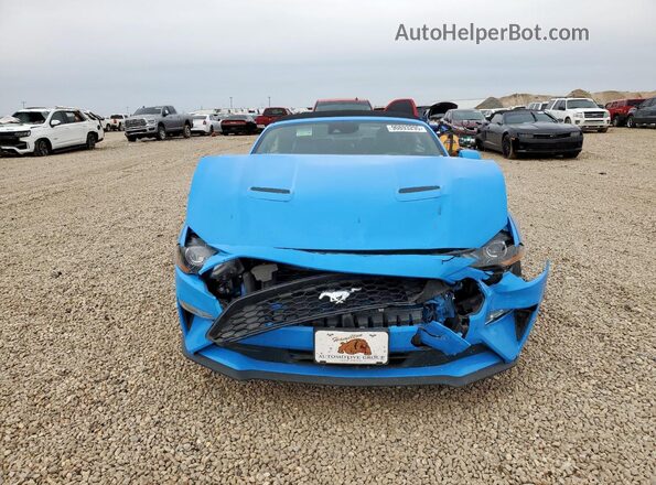 1FATP8UH3P5100457 2023 FORD MUSTANG Blue Vista frontal