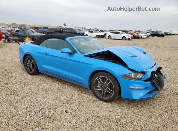 1FATP8UH3P5100457 2023 FORD MUSTANG Blue Delantero derecho
