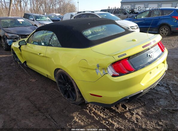 1FATP8UH7M5120139 2021 FORD MUSTANG Yellow უკანა მარცხენა