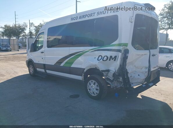 1FBAX2CM3KKA05392 2019 FORD TRANSIT-350 White Trasero izquierdo