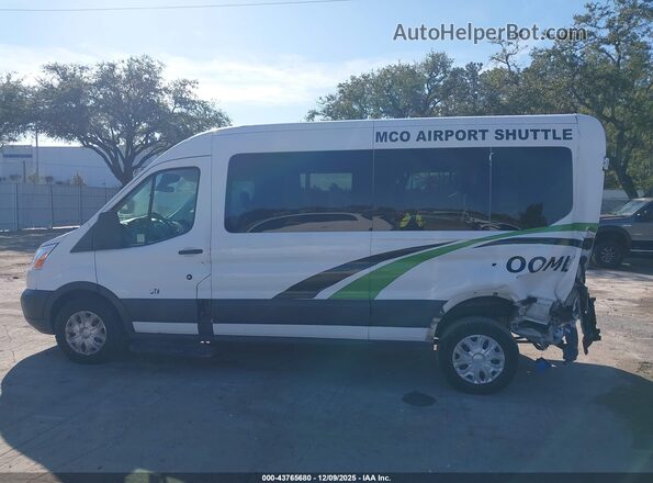 1FBAX2CM3KKA05392 2019 FORD TRANSIT-350 White Vista interior de 360 grados