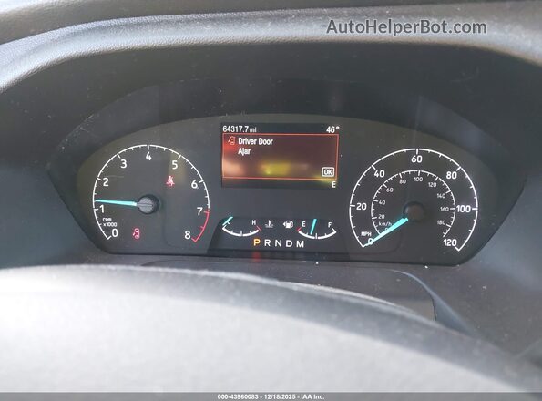 1FBAX2Y85MKA66046 2021 FORD PASSENGER White უკანა სავარძლების ხედი