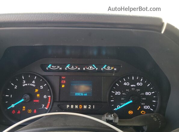 1FD7X2A65NEF14327 2022 FORD F250 Белый Вид щитка приборов