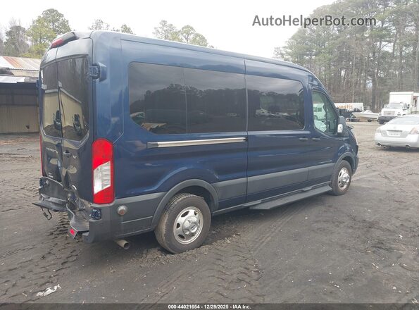 1FDAX9CG4MKA42237 2021 FORD PASSENGER Blue Tył prawy