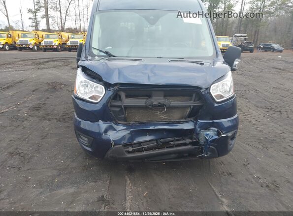 1FDAX9CG4MKA42237 2021 FORD PASSENGER Blue Widok z przodu