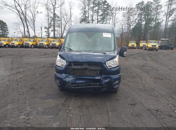 1FDAX9CG4MKA42237 2021 FORD PASSENGER Blue Widok zestawu wskaźników