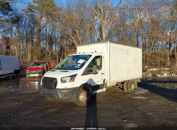 1FDBF6Z82MKA43036 2021 FORD TRANSIT-350 White Передня ліва чверть