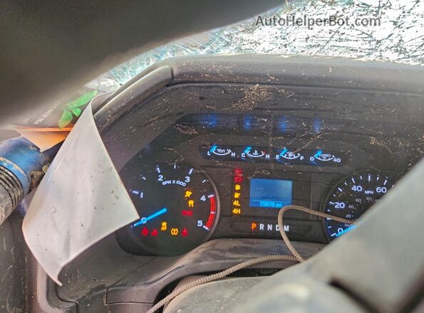 1FDRF3HT3NEC71212 2022 FORD F350 White Widok zestawu wskaźników