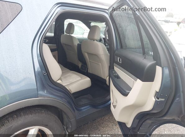 1FM5K7B81KGA46356 2019 FORD FORD EXPLORER Blue Вид наклейки з VIN-кодом
