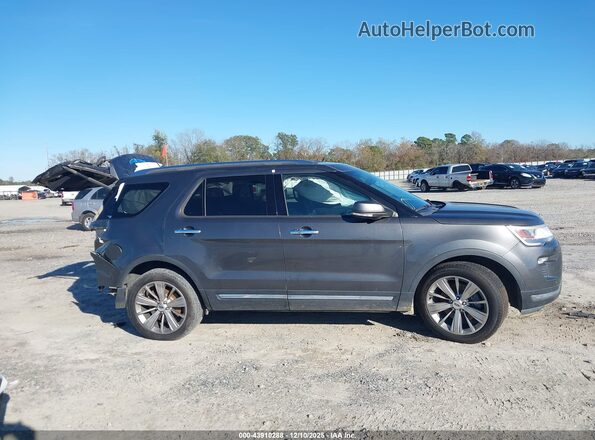 1FM5K7F84JGA21556 2018 FORD FORD EXPLORER Gray Սարքավորումների վահանակի տեսք