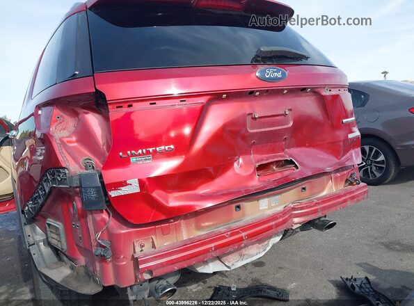 1FM5K7F89GGC23964 2016 FORD FORD EXPLORER Red Vista frontal