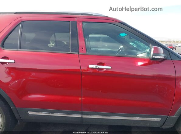 1FM5K7F89GGC23964 2016 FORD FORD EXPLORER Red Vista interior de 360 grados