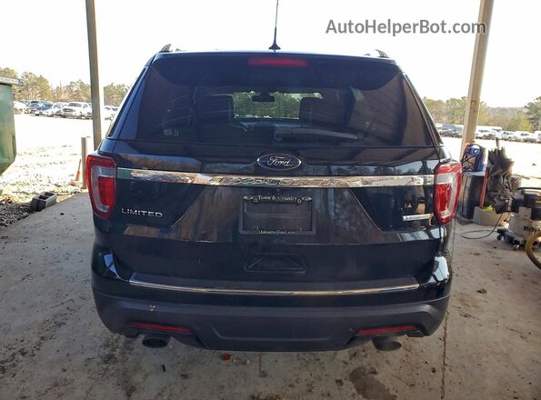 1FM5K7FH8JGC21890 2018 FORD FORD EXPLORER Black Հետևի տեսք
