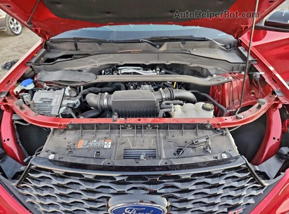 1FM5K7GC7RGA26863 2024 FORD FORD EXPLORER Red Vista interior trasera