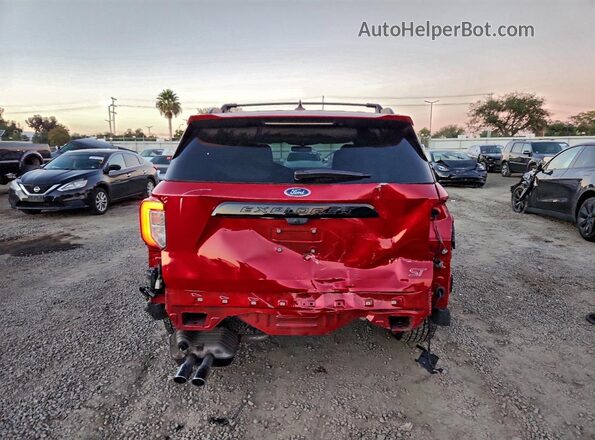 1FM5K7GC7RGA26863 2024 FORD FORD EXPLORER Red Vista trasera