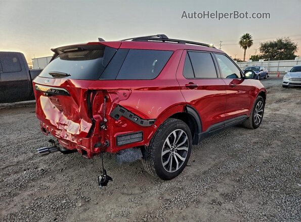 1FM5K7GC7RGA26863 2024 FORD FORD EXPLORER Red Trasero derecho