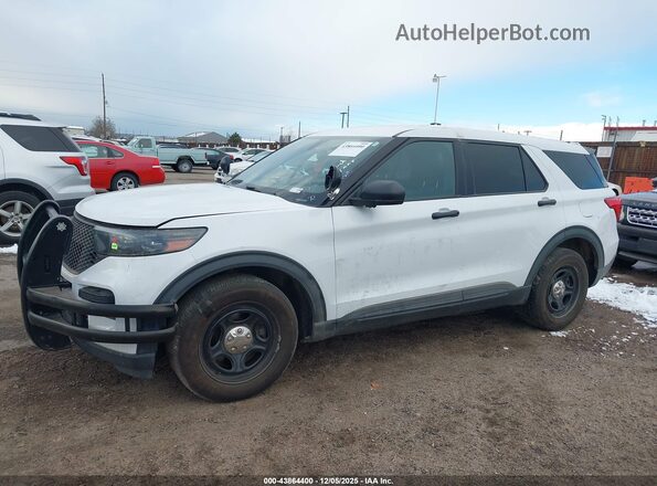 1FM5K8AB0LGA71687 2020 FORD POLICE INTERCEPTOR White Սալոնի 360 աստիճան տեսք
