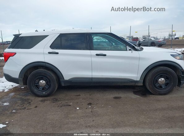 1FM5K8AB0LGA71687 2020 FORD POLICE INTERCEPTOR White Սալոնի հետևի տեսք
