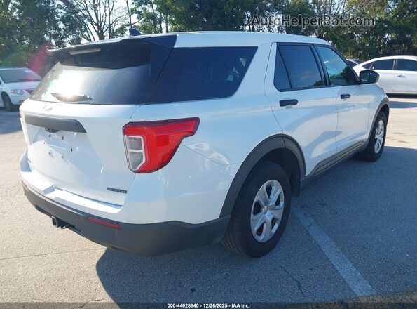 1FM5K8AB2LGA72288 2020 FORD POLICE INTERCEPTOR White Tył prawy