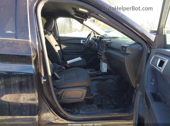 1FM5K8AB2LGC93759 2020 FORD POLICE INTERCEPTOR Black Front interior view