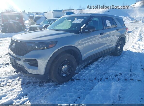 1FM5K8AB2NGA00090 2022 FORD POLICE INTERCEPTOR Gray Przód lewy