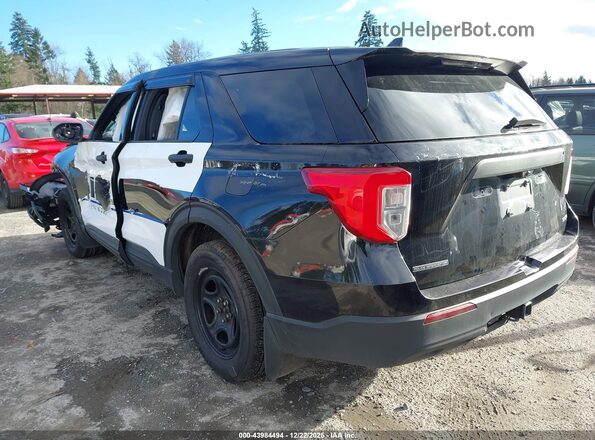 1FM5K8AB3LGA97975 2020 FORD POLICE INTERCEPTOR Черный Задняя левая четверть