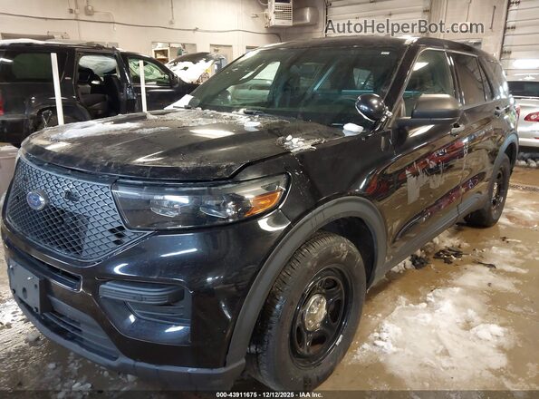1FM5K8AB5LGC63056 2020 FORD POLICE INTERCEPTOR Черный Передняя левая четверть